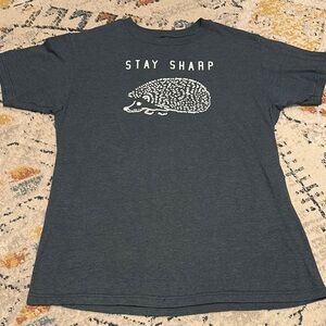 Stay Sharp Graphic T-Shirt size medium